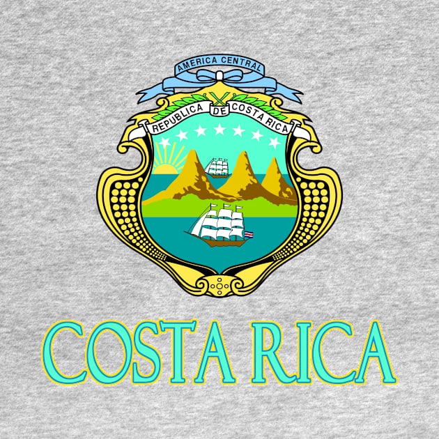 Costa Rica - Coat of Arms Design by Naves